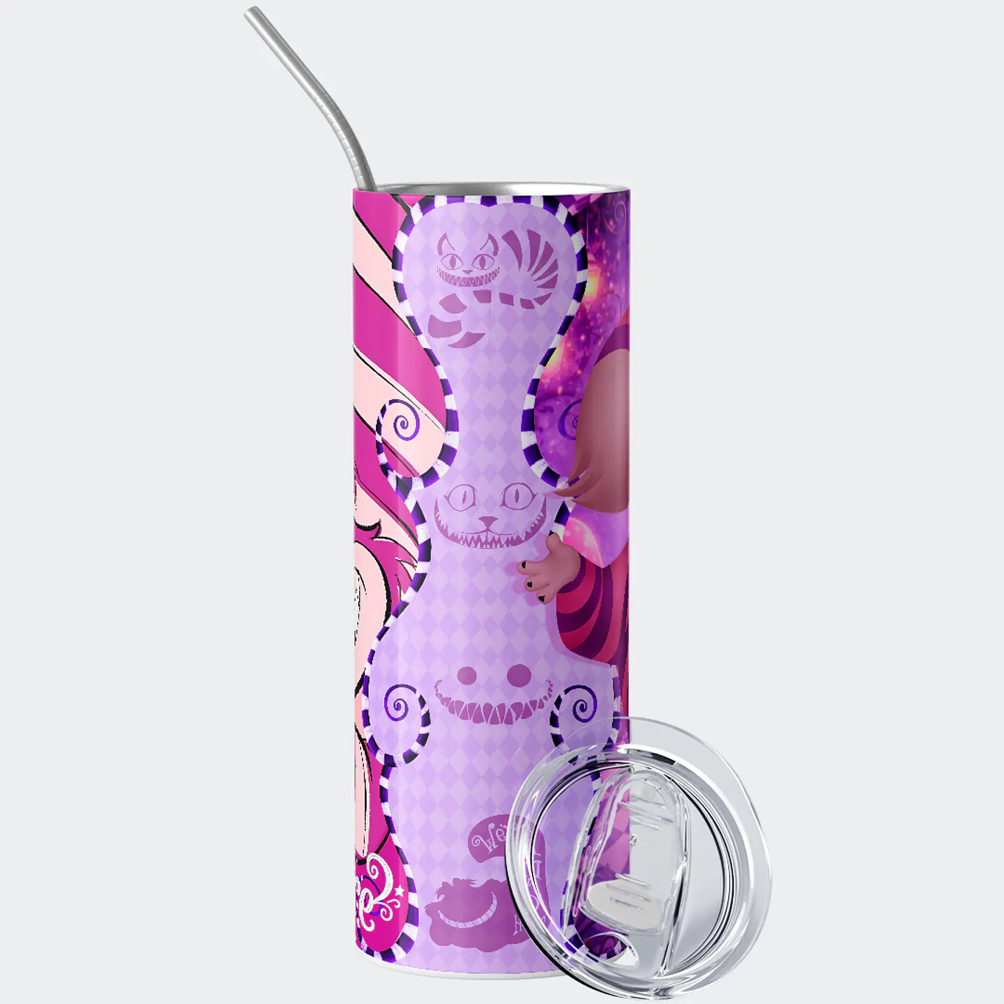 Vaso térmico 600ml - Diseño Cheshire Mad Smile 2