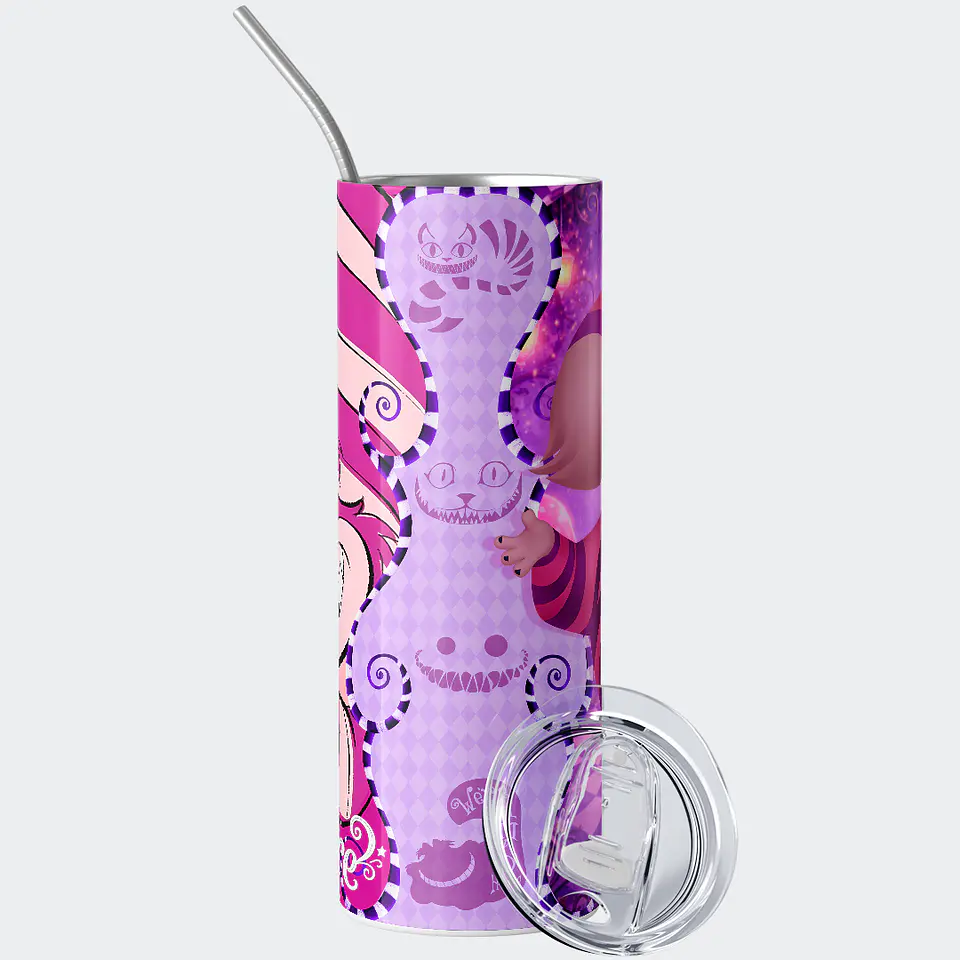 Vaso térmico 600ml - Diseño Cheshire Mad Smile 2