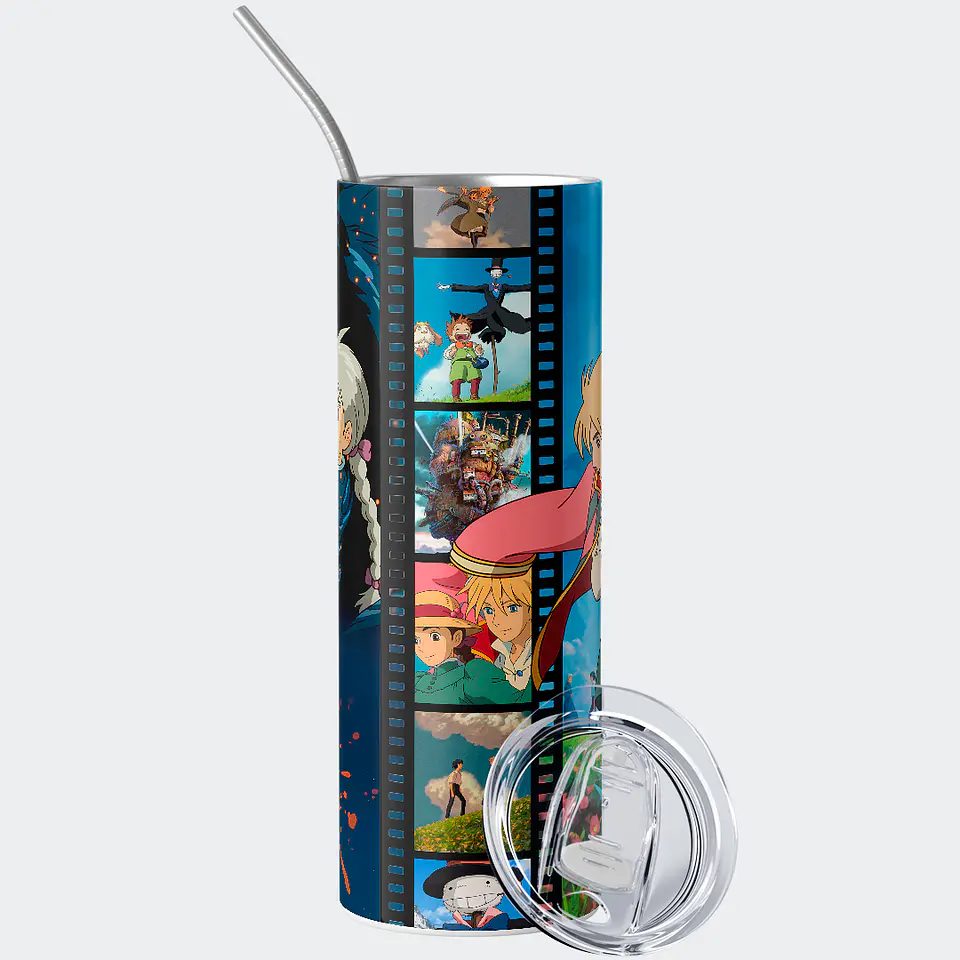 Vaso térmico 600ml - Diseño Howl Moving Cinema 2