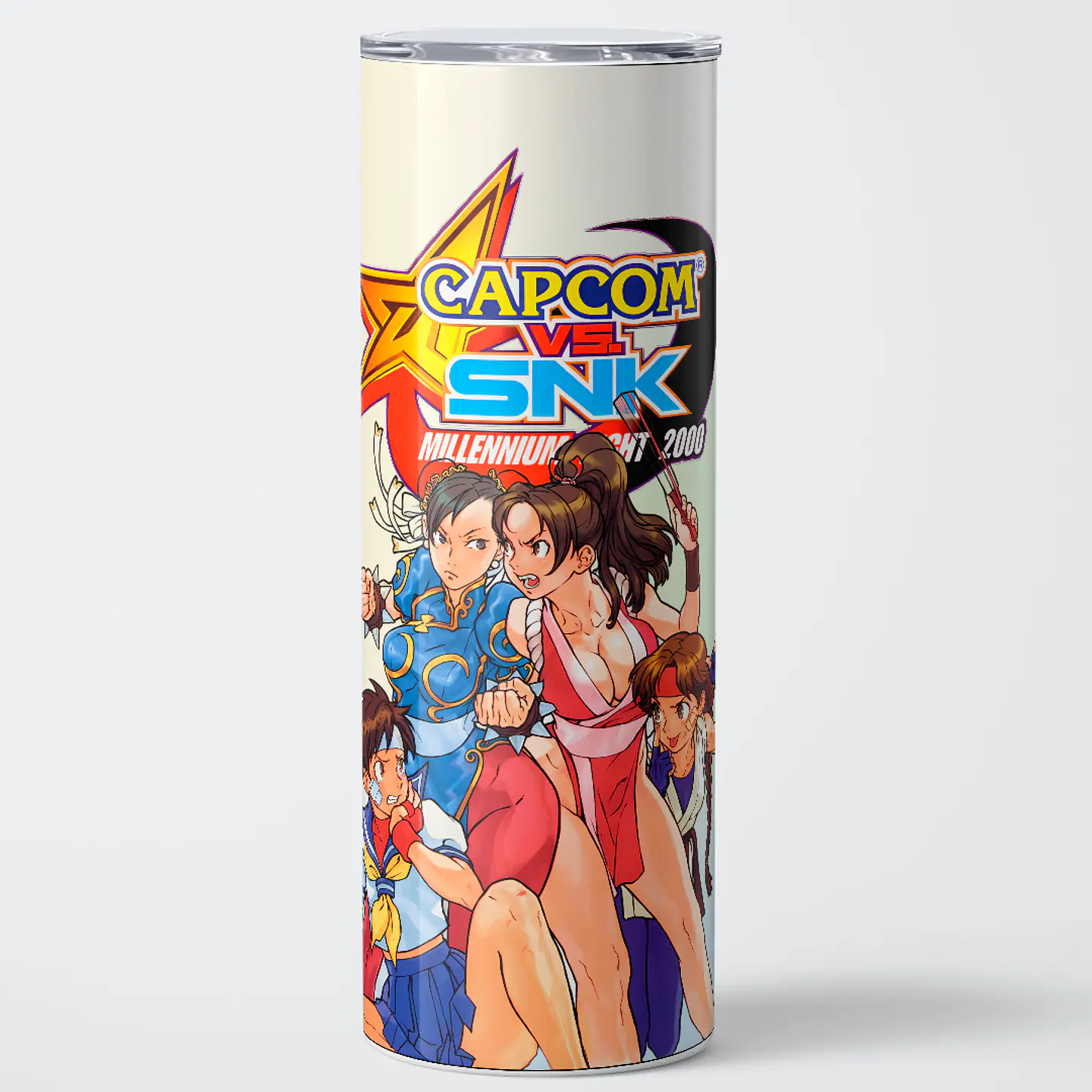 Vaso térmico 600ml - Diseño Capcom vs SNK Millennium Fight 1