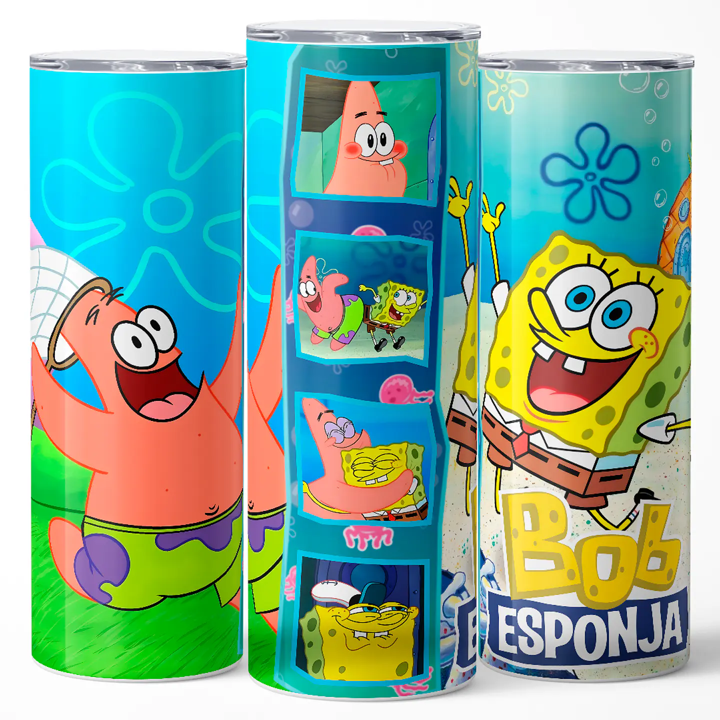 Vaso térmico 600ml - Diseño Bob Esponja Best Friends 3
