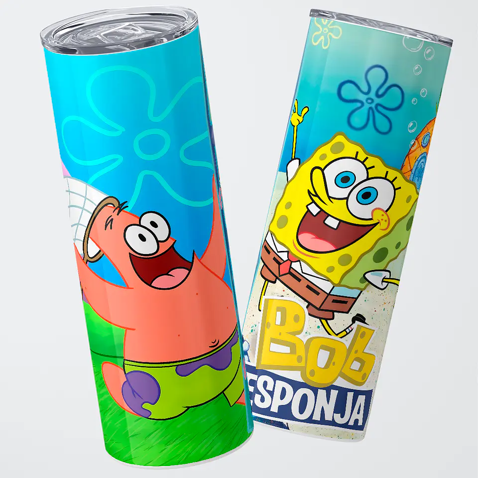 Vaso térmico 600ml - Diseño Bob Esponja Best Friends 1