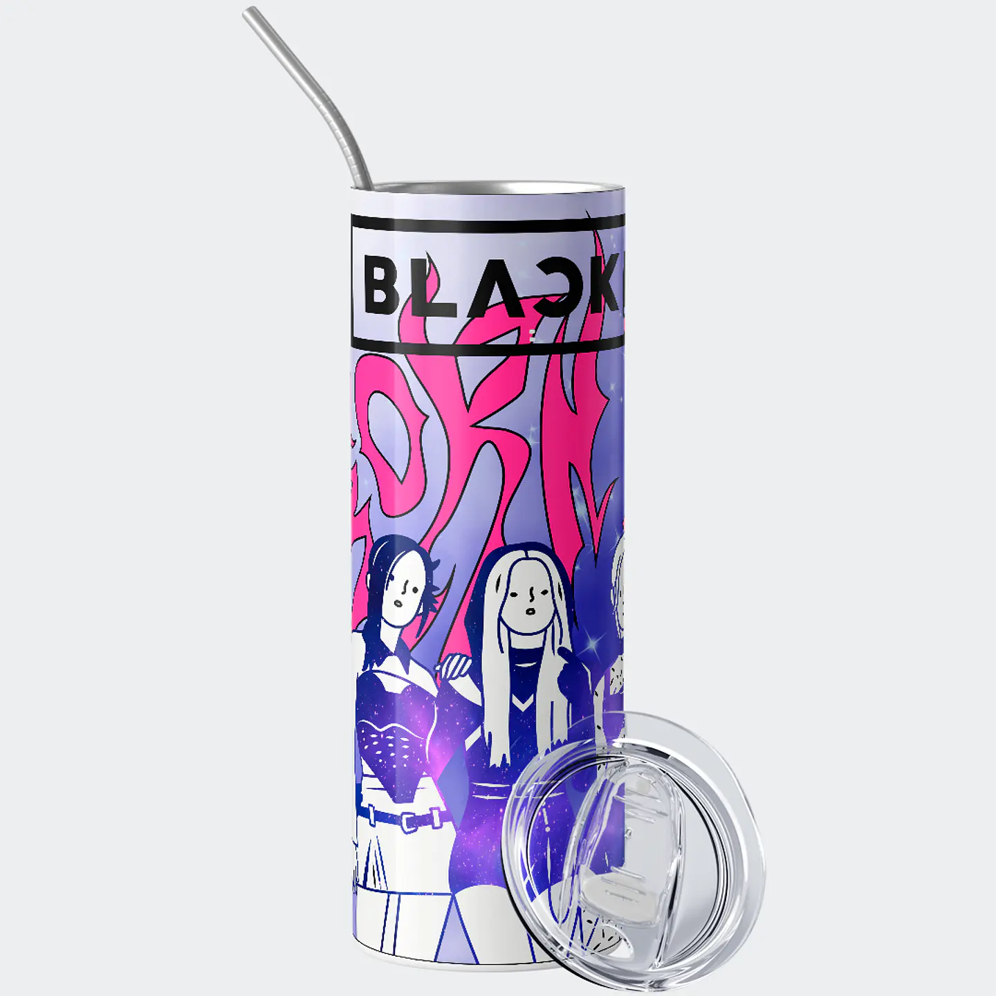 Vaso térmico 600ml - Diseño Blackpink Born Pink Galaxy 2