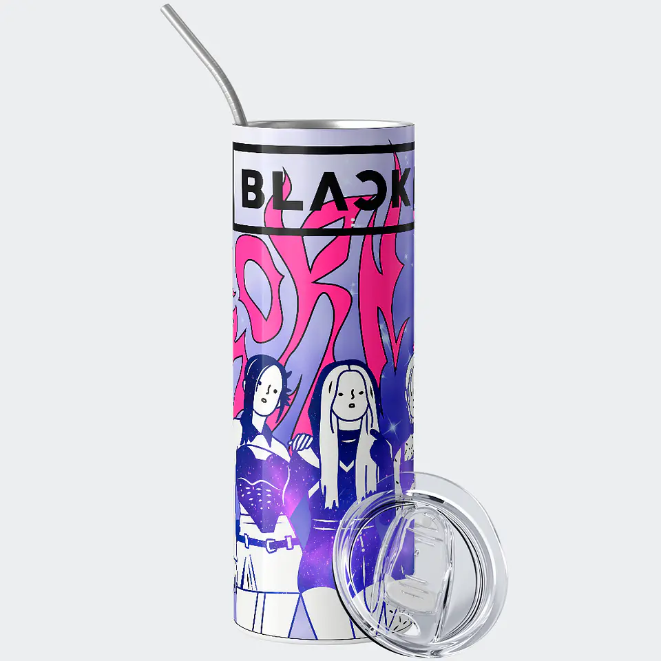 Vaso térmico 600ml - Diseño Blackpink Born Pink Galaxy 2