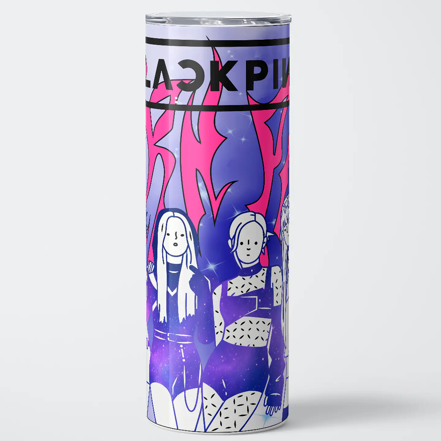 Vaso térmico 600ml - Diseño Blackpink Born Pink Galaxy 1