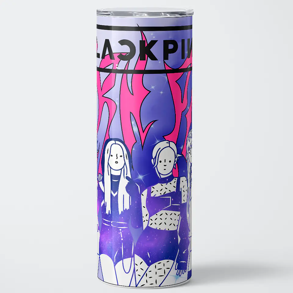 Vaso térmico 600ml - Diseño Blackpink Born Pink Galaxy 1