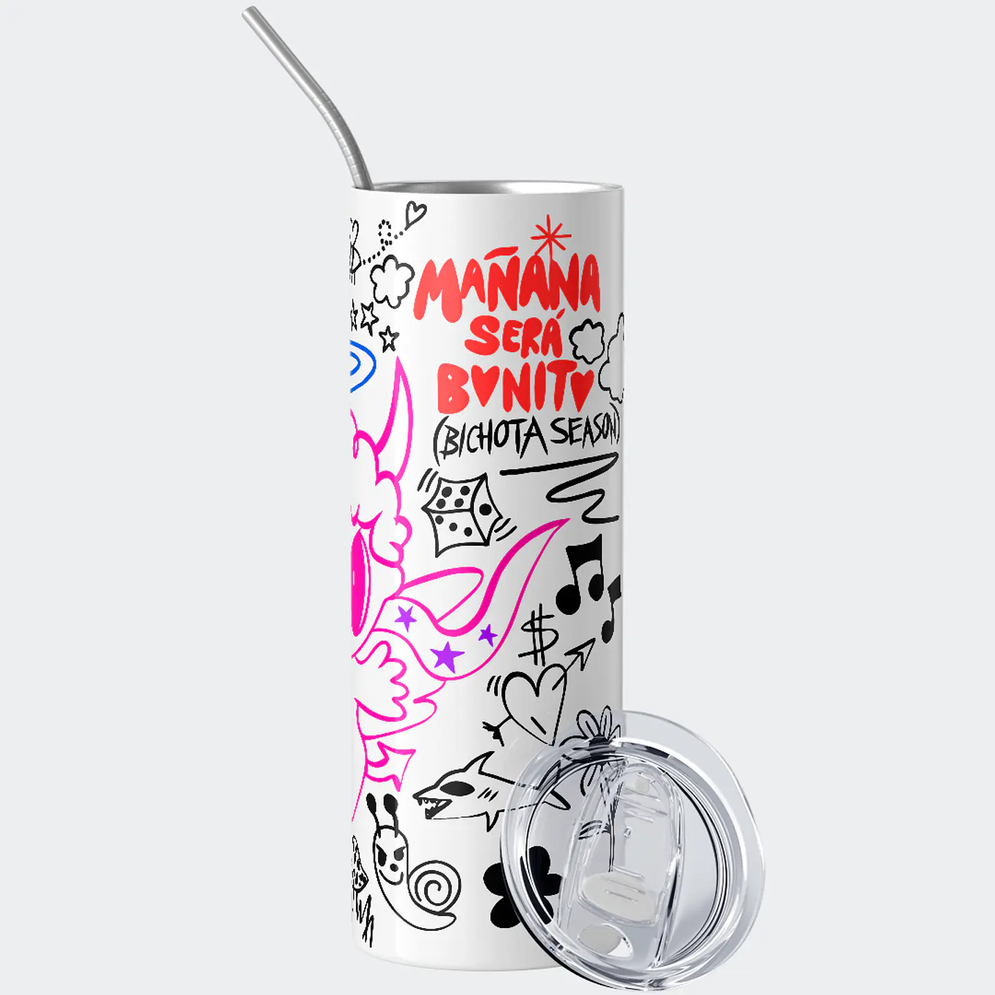 Vaso térmico 600ml - Diseño Bichota Season Doodle 2