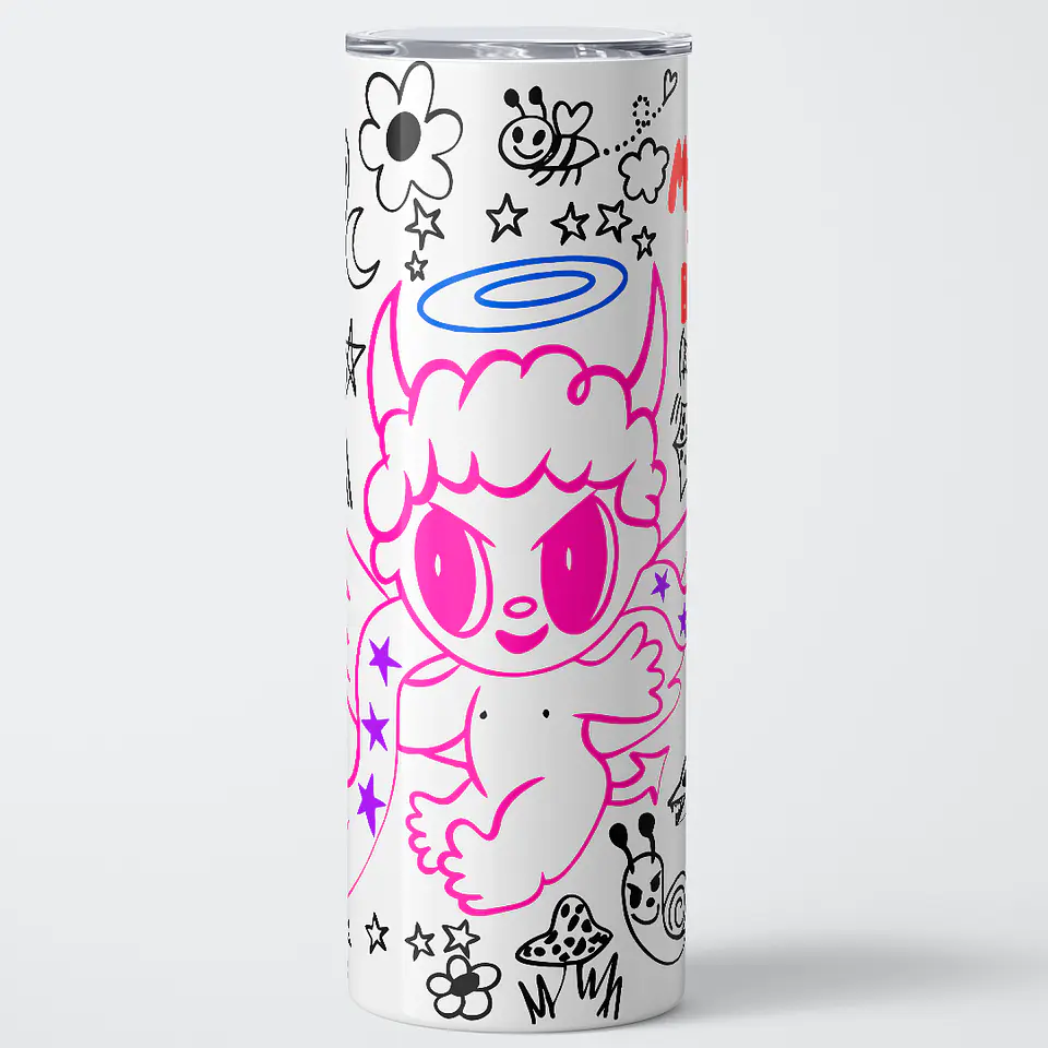 Vaso térmico 600ml - Diseño Bichota Season Doodle 1