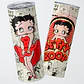 Vaso térmico 600ml - Diseño Betty Boop Retro Comic - Miniatura 1
