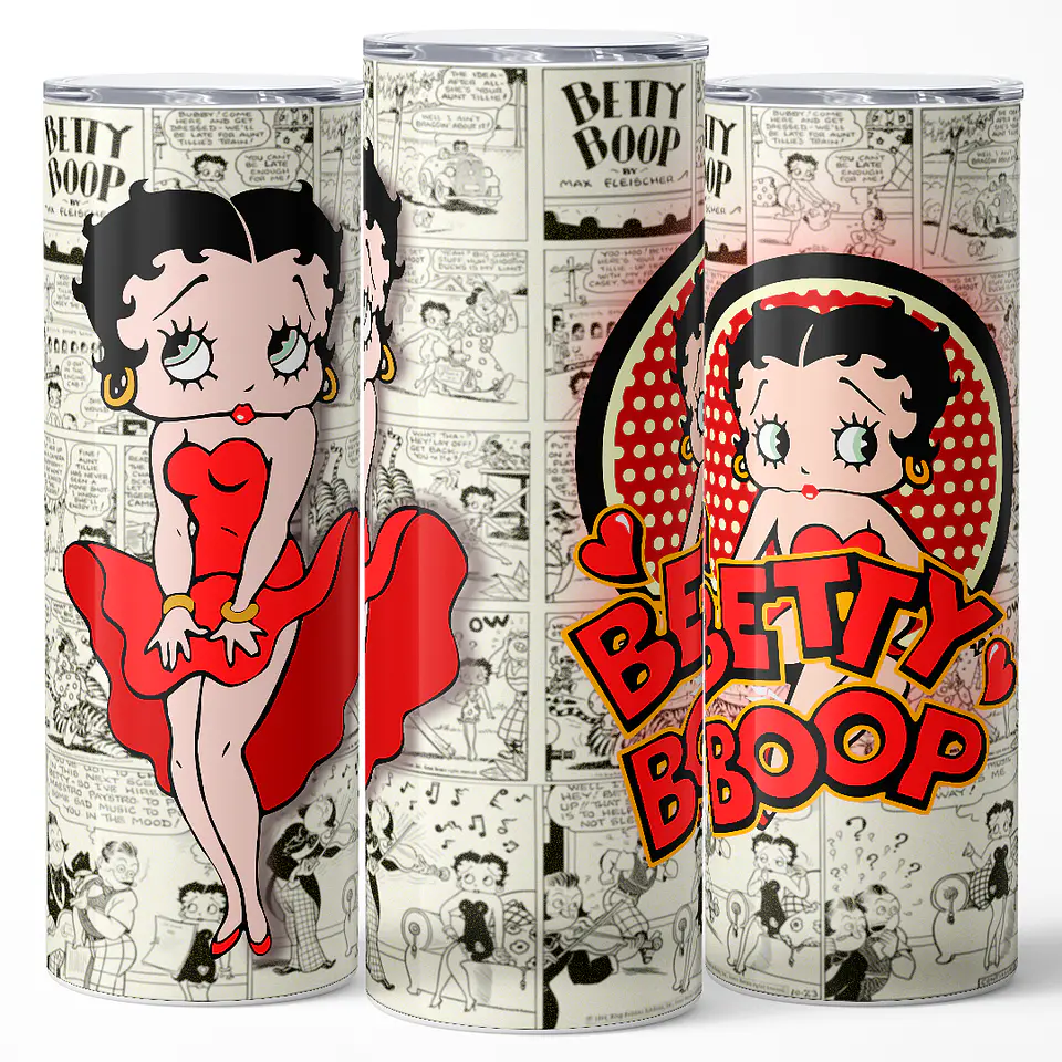 Vaso térmico 600ml - Diseño Betty Boop Retro Comic 3