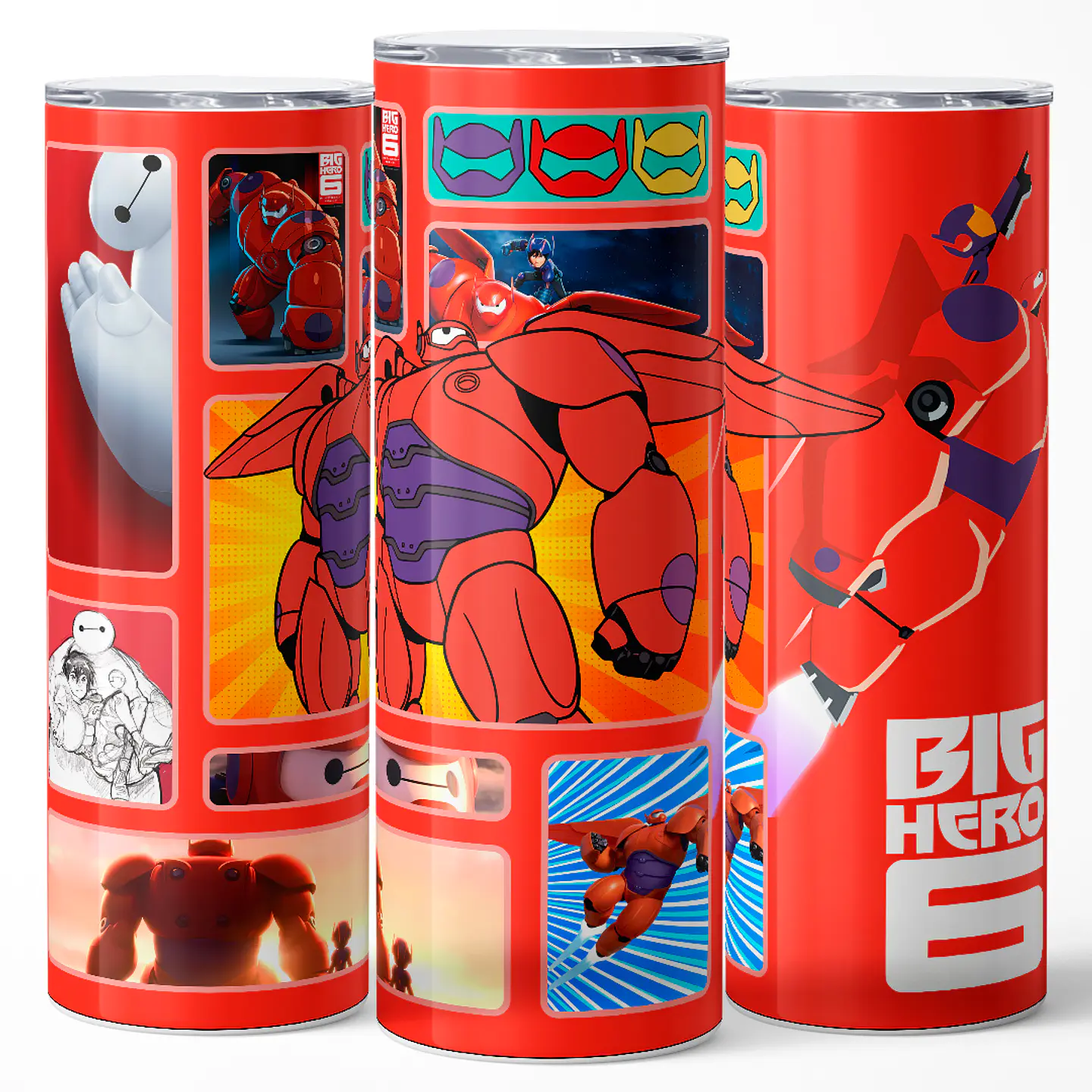 Vaso térmico 600ml - Diseño Baymax Armor Upgrade 3