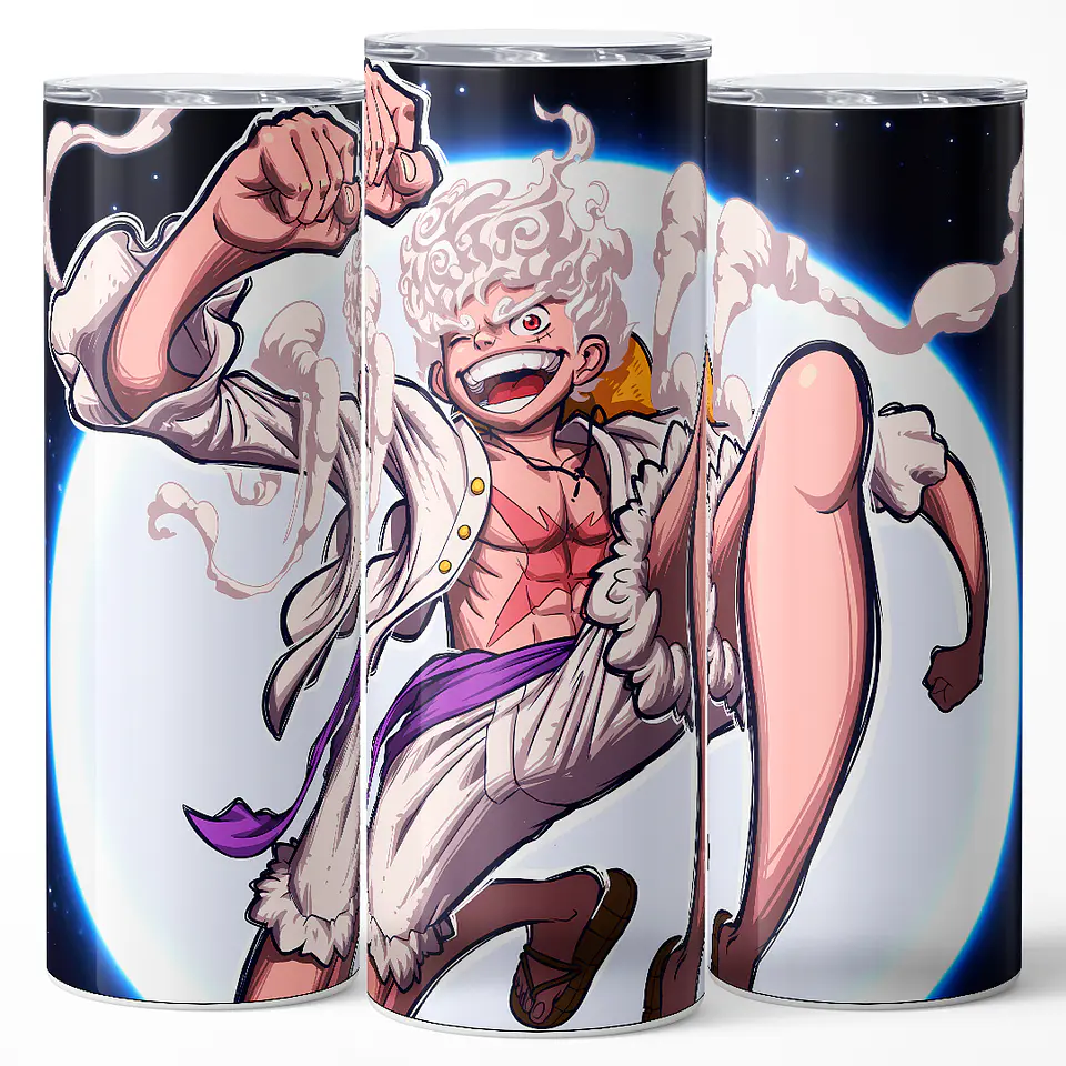 Vaso térmico 600ml - Diseño Luffy Sun God Awakening 3