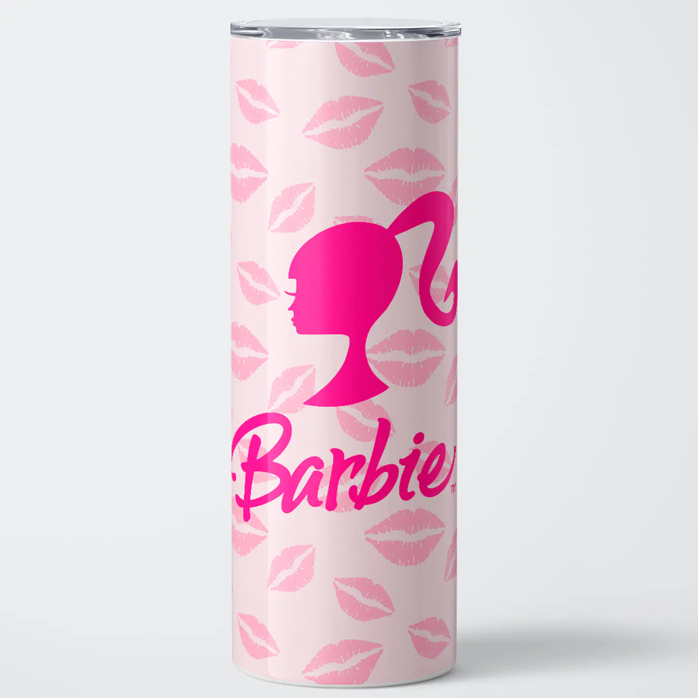 Vaso térmico 600ml - Diseño Barbie Pink Kisses 1