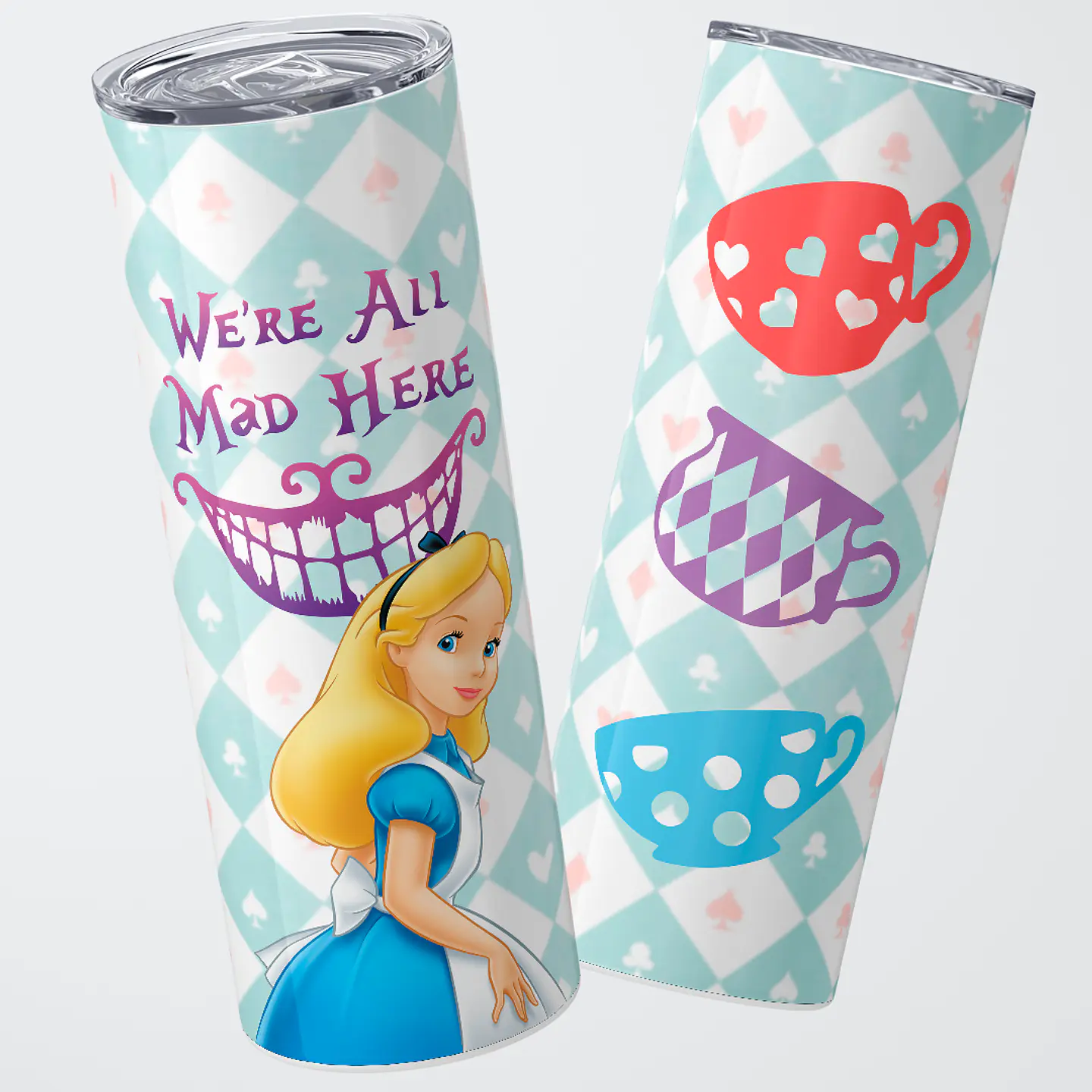 Vaso térmico 600ml - Diseño Alice Wonderland Mad Tea 1