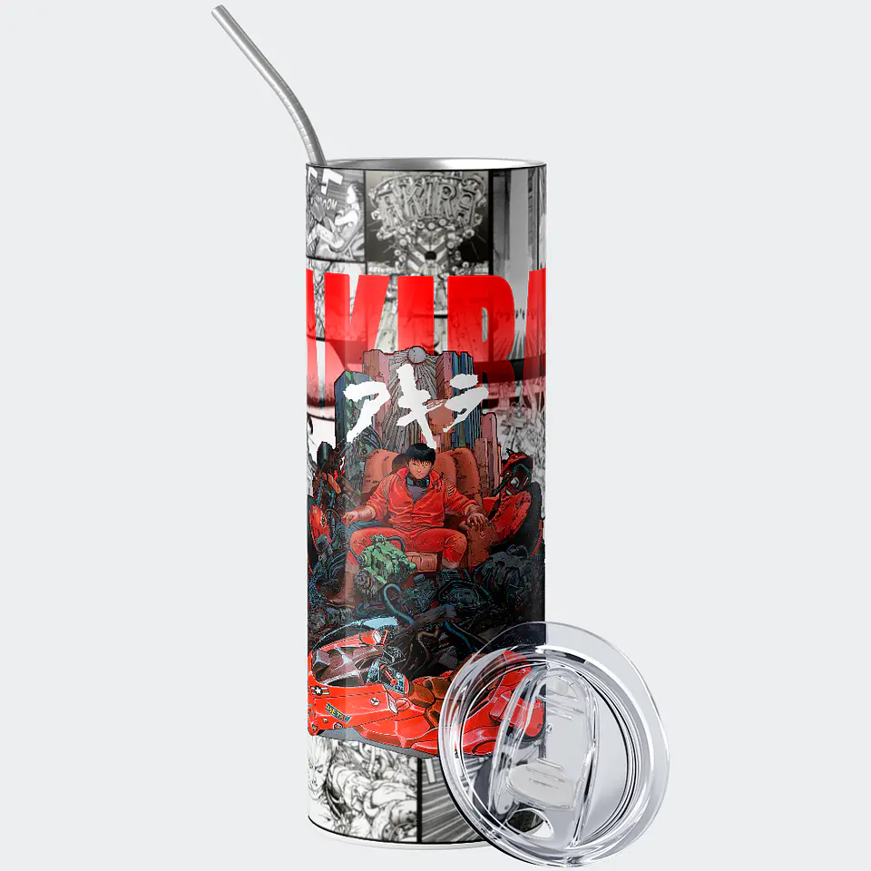 Vaso térmico 600ml - Diseño Akira Neo-Tokyo Chaos 2