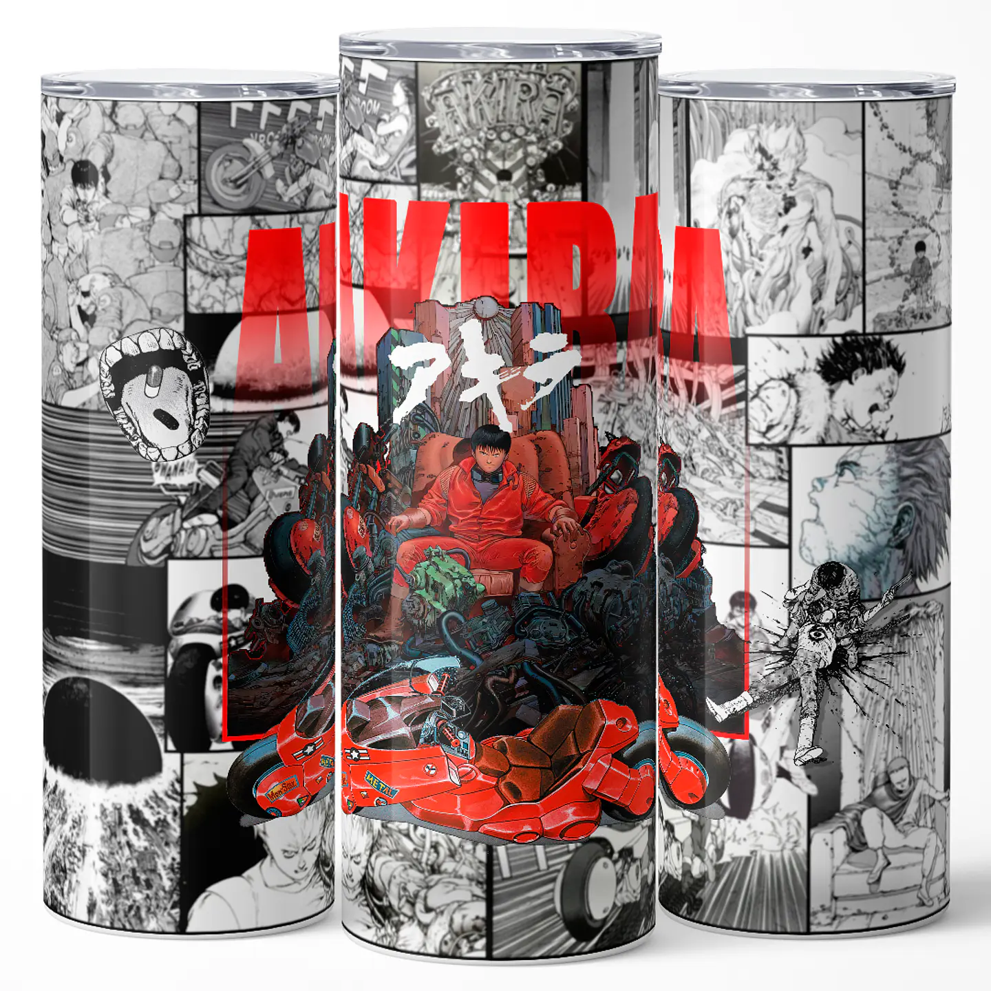 Vaso térmico 600ml - Diseño Akira Neo-Tokyo Chaos 3