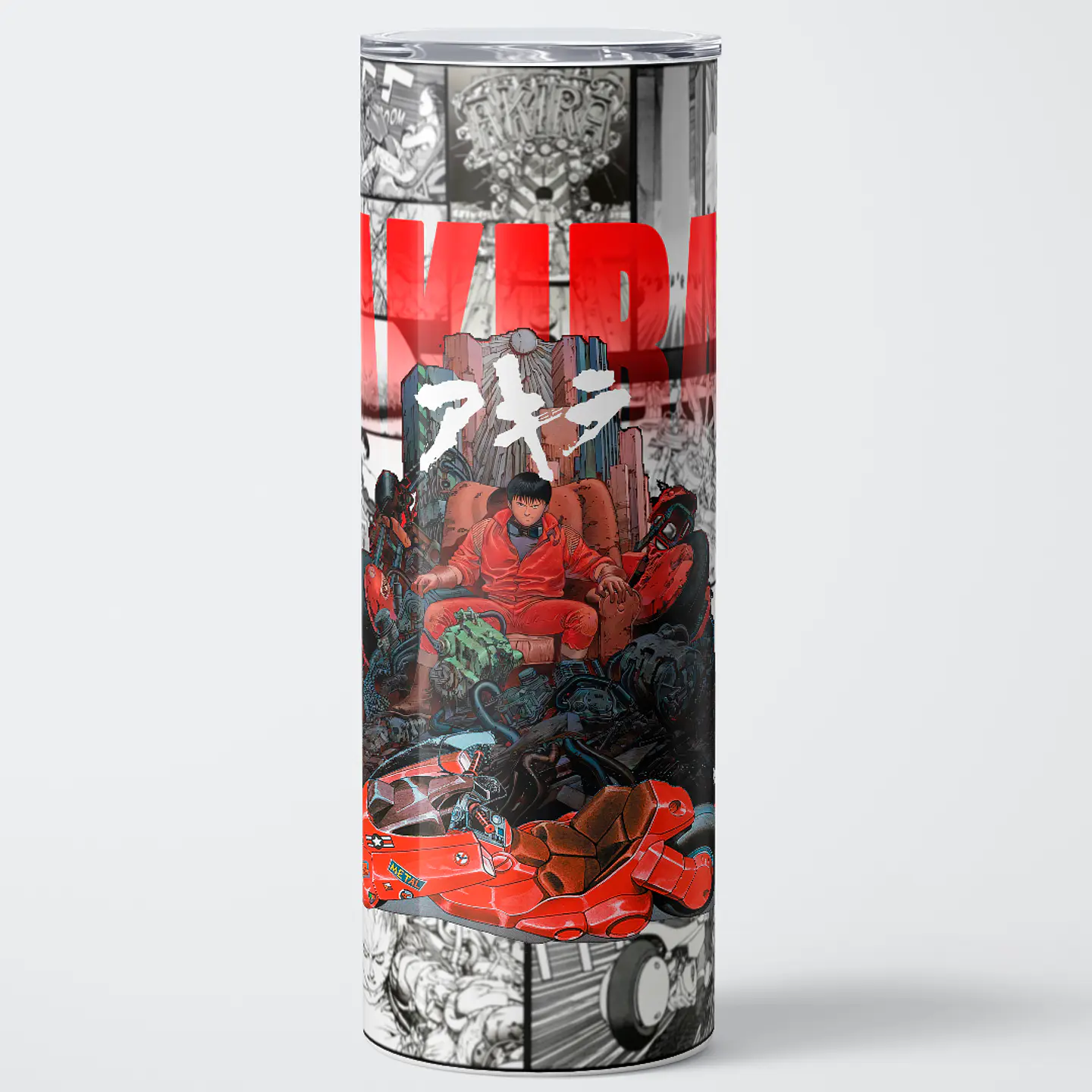 Vaso térmico 600ml - Diseño Akira Neo-Tokyo Chaos 1