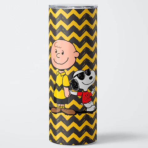 Vaso térmico 600ml - Diseño Charlie & Joe Cool Zigzag