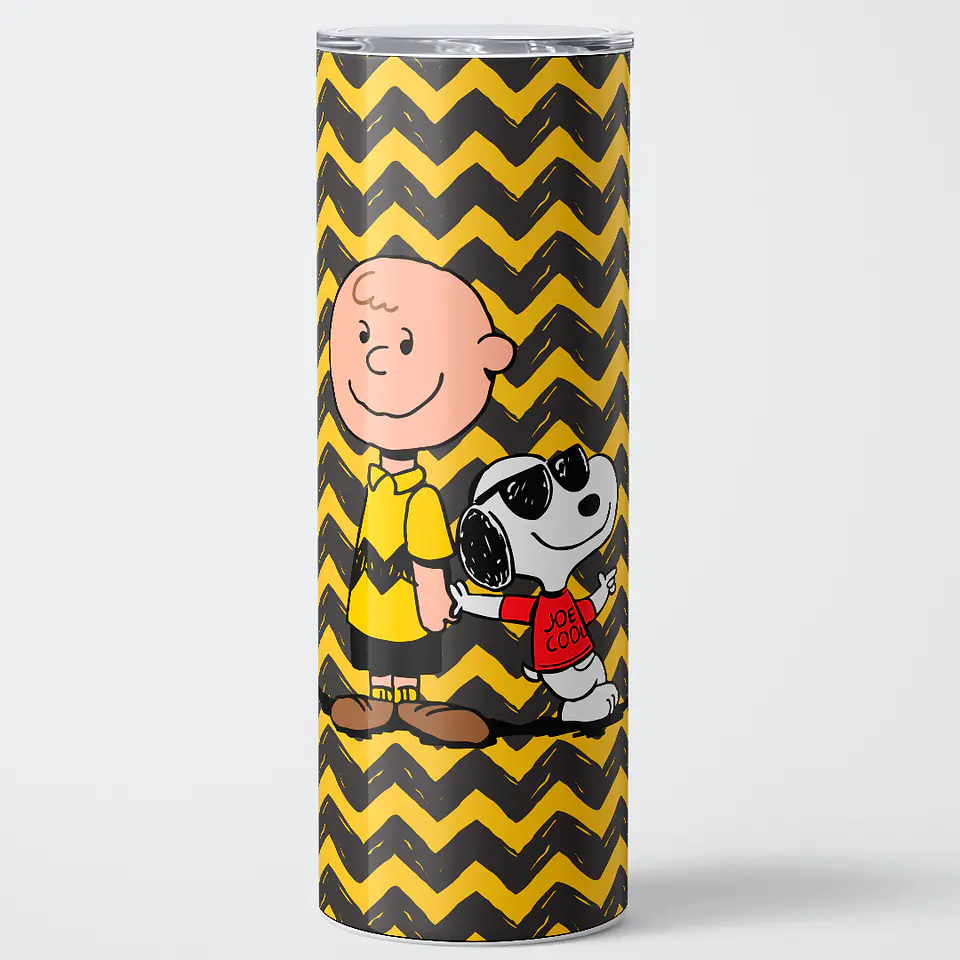 Vaso térmico 600ml - Diseño Charlie & Joe Cool Zigzag 1