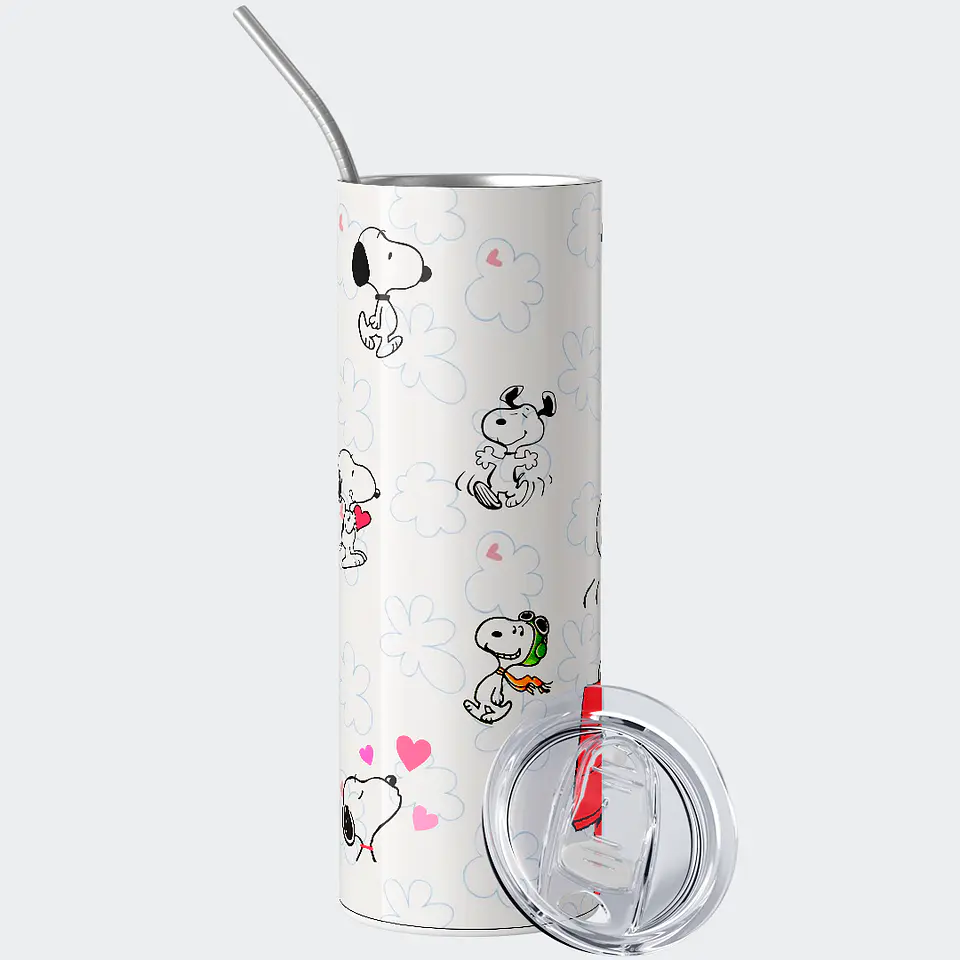 Vaso térmico 600ml - Diseño Snoopy & Woodstock Hugs 2
