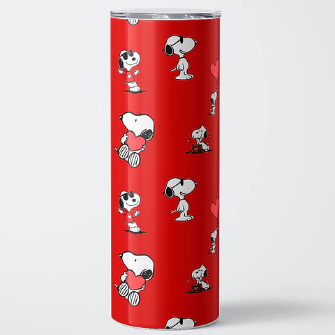 Vaso térmico 600ml - Diseño Snoopy Red Passion & Joe Cool
