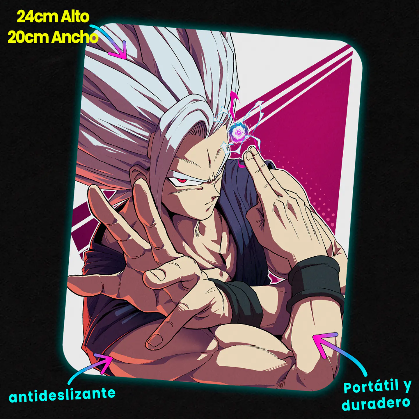 Mousepad 20x24 cm - Diseño Gohan Beast Special Beam 2