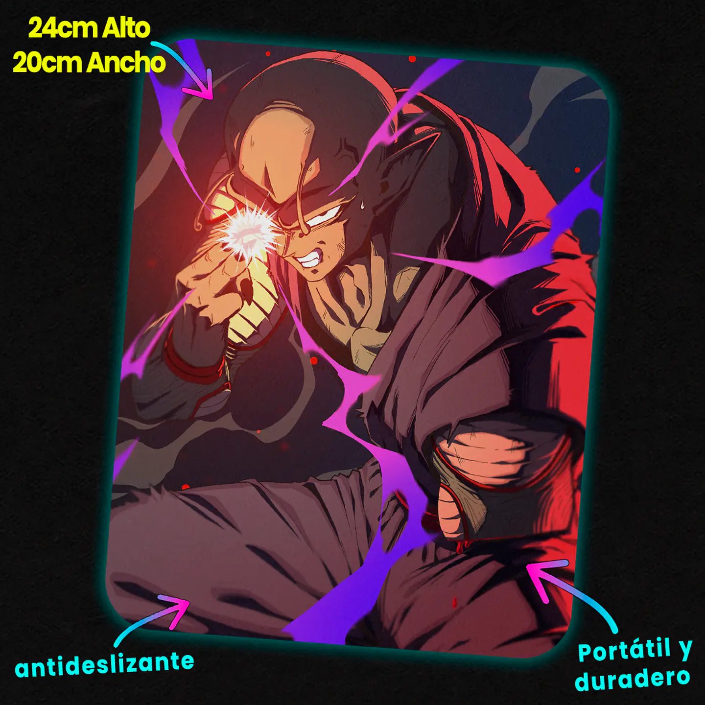 Mousepad 20x24 cm - Diseño Orange Piccolo Special Beam 2