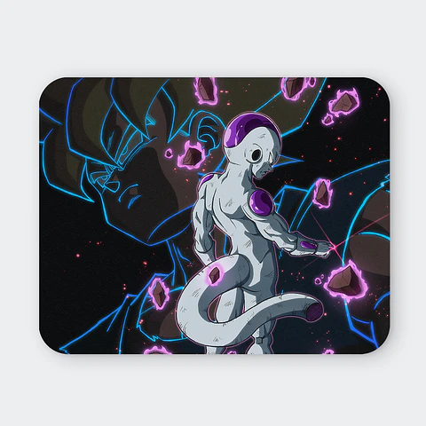 Mousepad 20x24 cm - Diseño Frieza Final Form Neon Glow