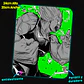 Mousepad 20x24 cm - Diseño Vegeta Manga Neon Burst - Miniatura 2