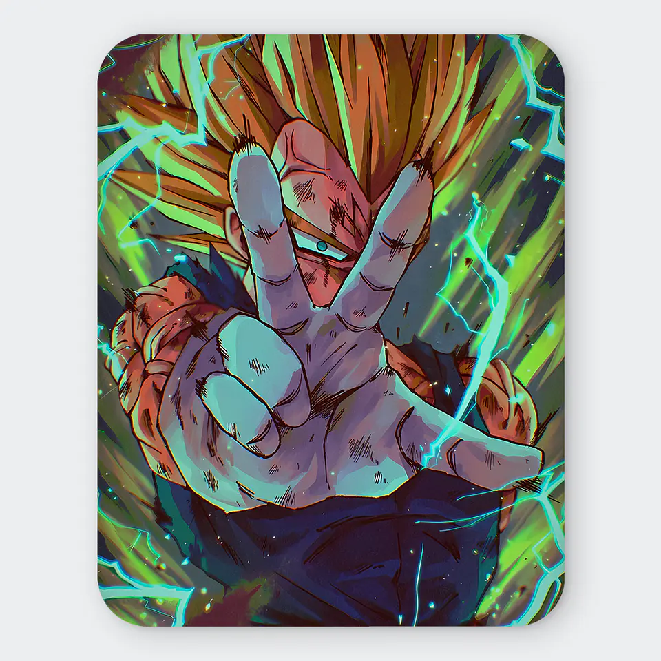 Mousepad 20x24 cm - Diseño Vegeta Final Impact 1