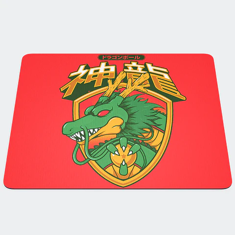 Mousepad 20x24 cm - Diseño Shenlong Retro Emblem