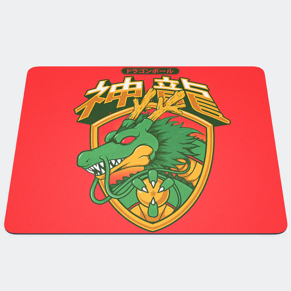 Mousepad 20x24 cm - Diseño Shenlong Retro Emblem 1