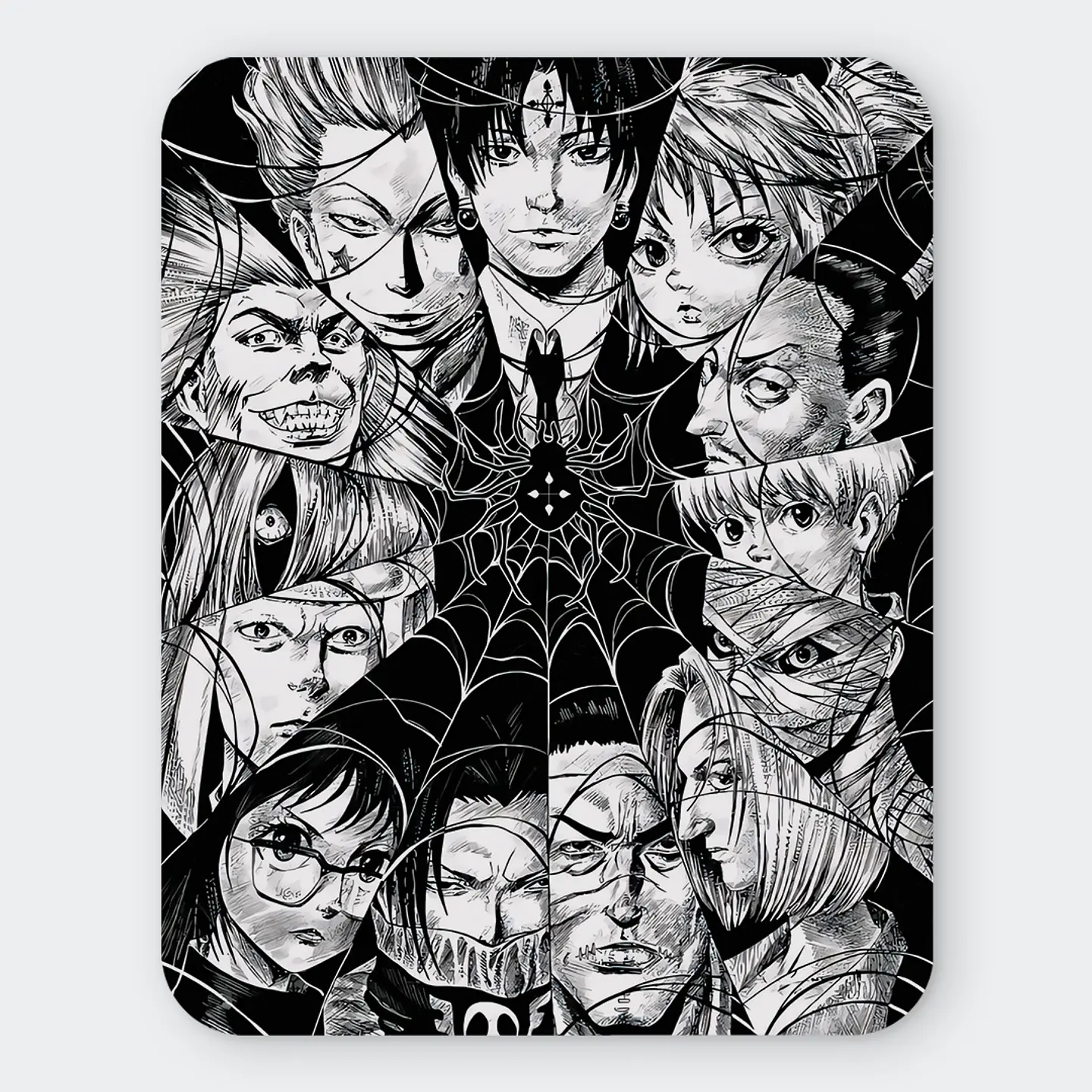 Mousepad 20x24 cm - Diseño Phantom Troupe Spider Web 1