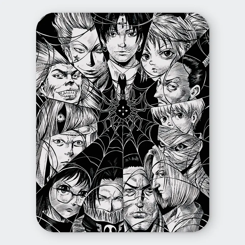 Mousepad 20x24 cm - Diseño Phantom Troupe Spider Web 1