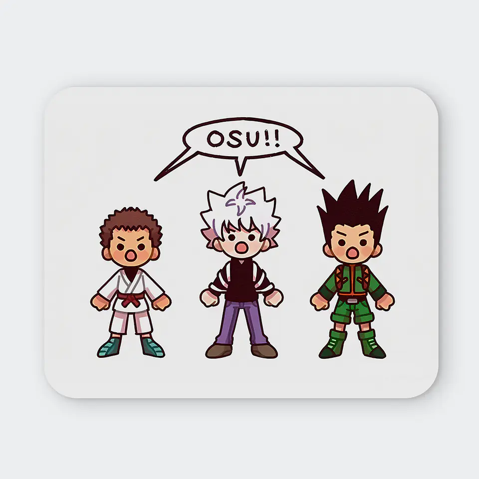 Mousepad 20x24 cm - Diseño Hunter Trio Osu!! 1