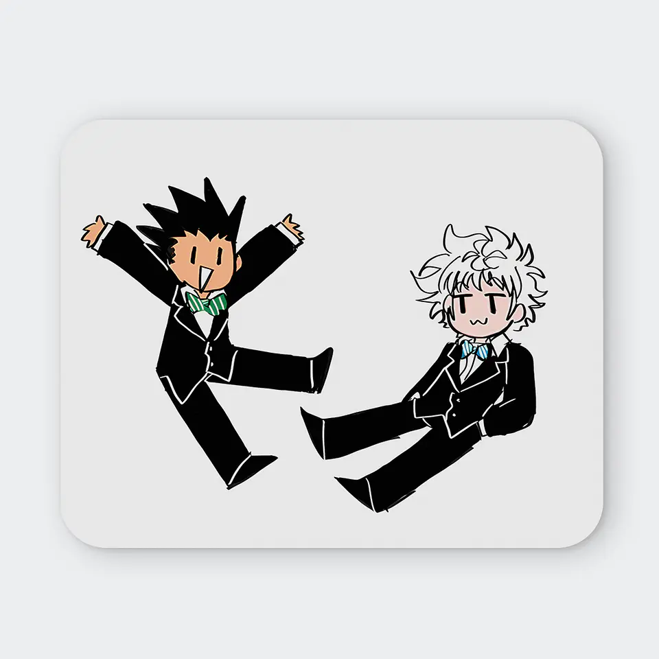Mousepad 20x24 cm - Diseño Gon & Killua Tuxedo Duo 1
