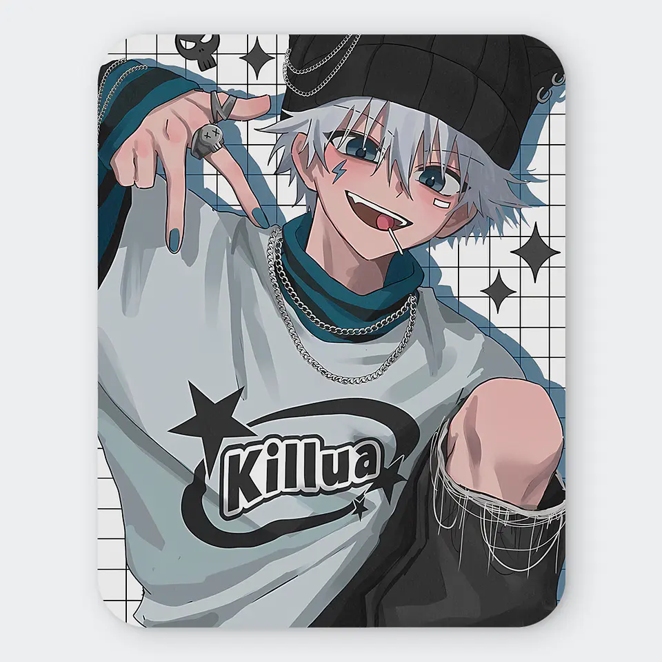 Mousepad 20x24 cm - Diseño Killua Zoldyck Urban Aesthetic 1