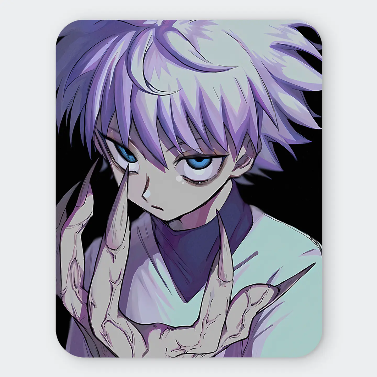 Mousepad 20x24 cm - Diseño Killua Zoldyck Godspeed Aura 1