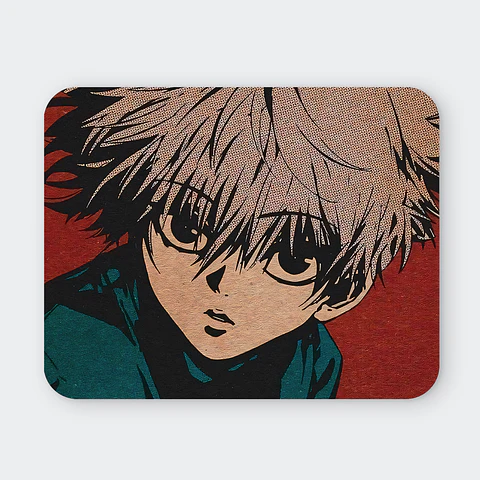 Mousepad 20x24 cm - Diseño Killua Zoldyck Scarlet Instinct