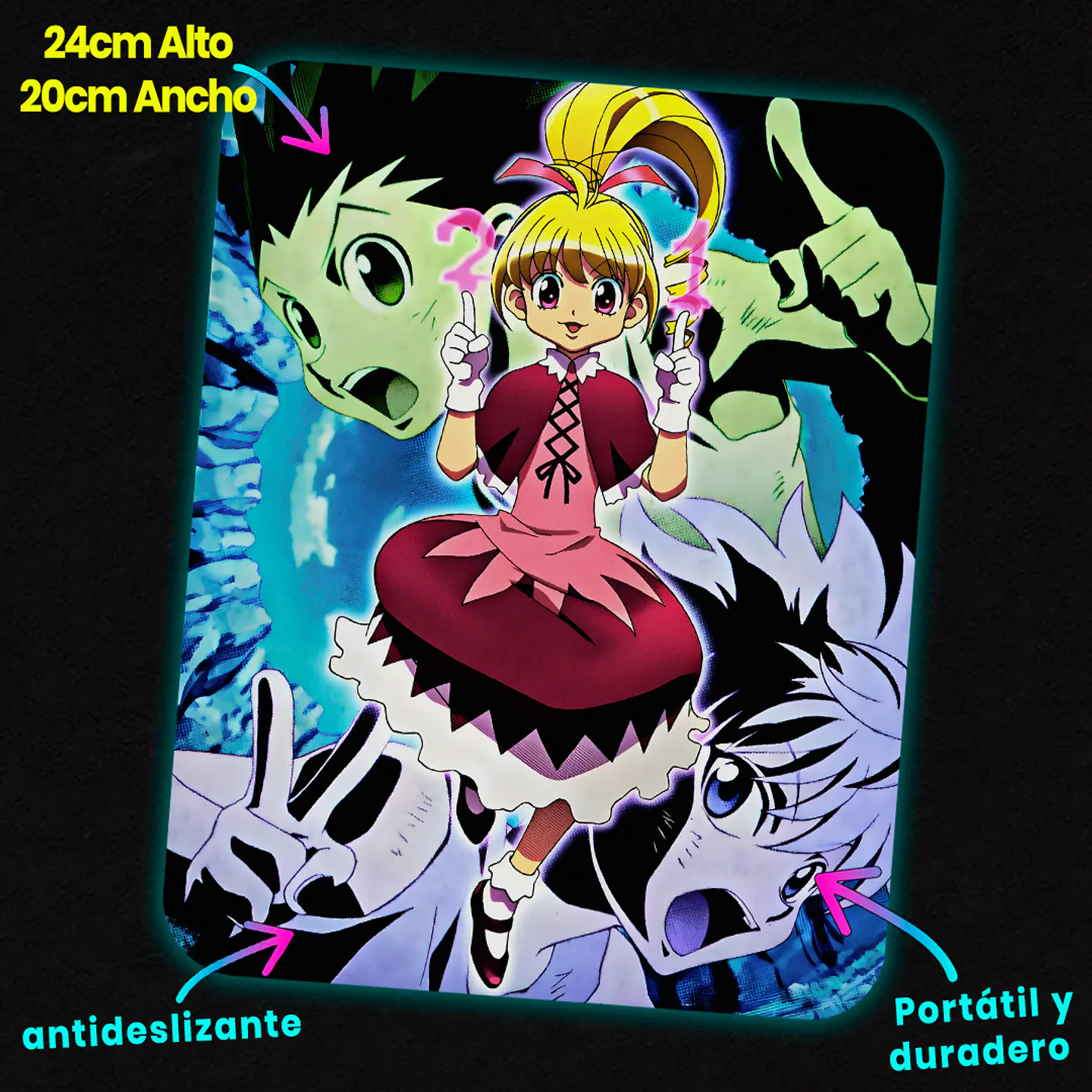 Mousepad 20x24 cm - Diseño Bisky & Apprentices Greed Aura 2