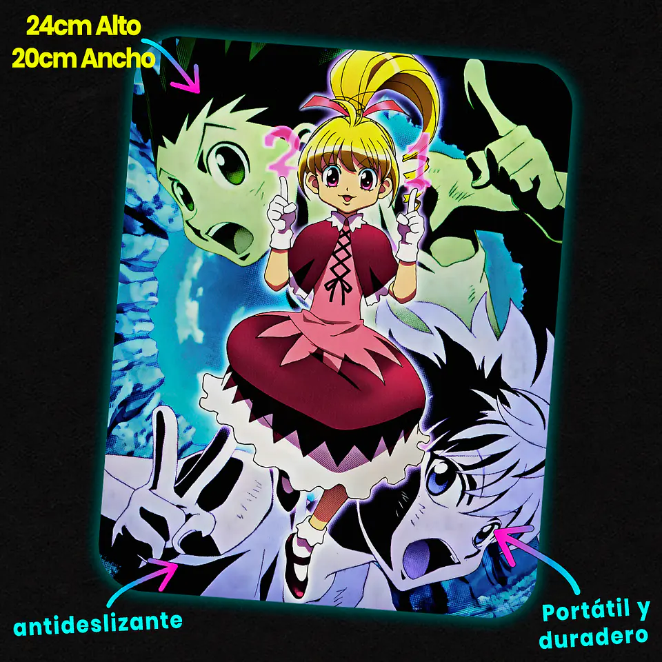 Mousepad 20x24 cm - Diseño Bisky & Apprentices Greed Aura 2
