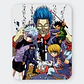 Mousepad 20x24 cm - Diseño Hisoka & Hunter Quartet Cards - Miniatura 1