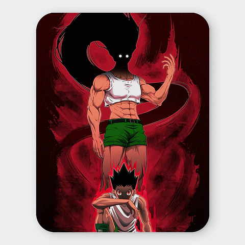 Mousepad 20x24 cm - Diseño Gon Adult Transformation Rage