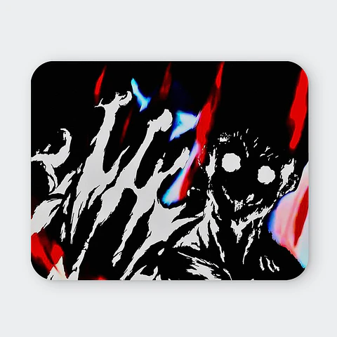 Mousepad 20x24 cm - Diseño Gon Dark Glitch Silhouette