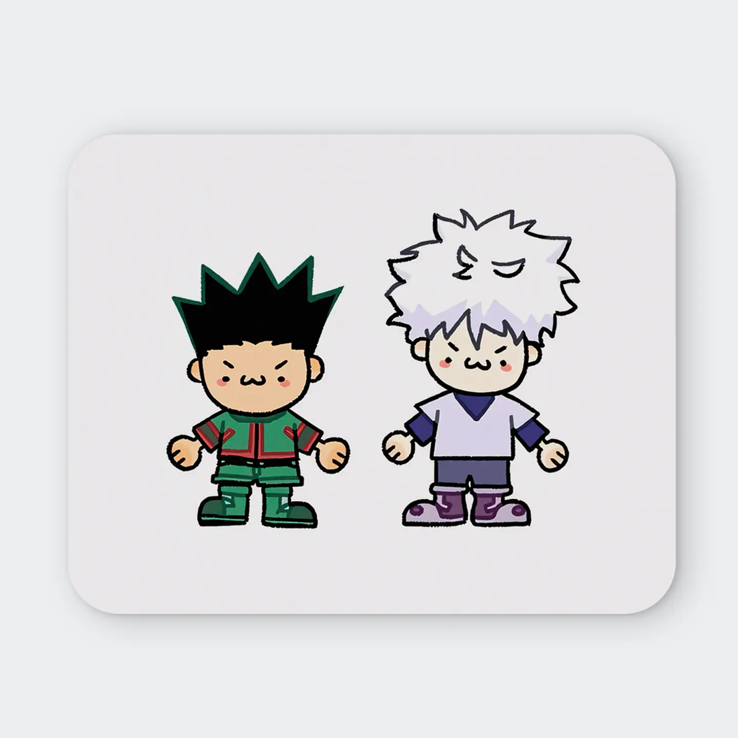 Mousepad 20x24 cm - Diseño Gon & Killua Chibi Duo 1