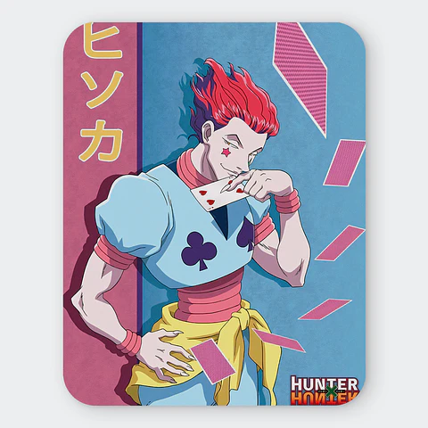 Mousepad 20x24 cm - Diseño Hisoka Morow Retro Card Master