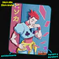 Mousepad 20x24 cm - Diseño Hisoka Morow Retro Card Master - Miniatura 2