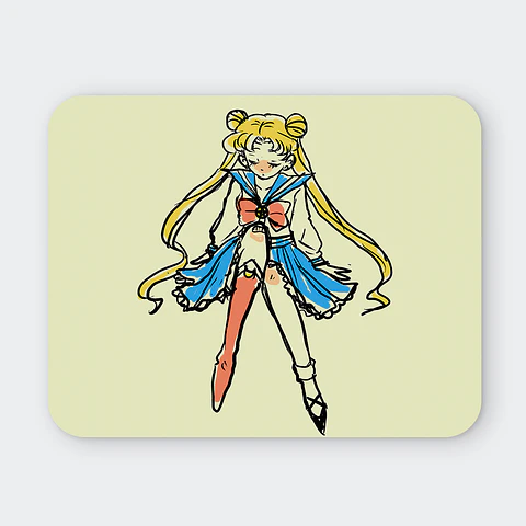 Mousepad 20x24 cm - Diseño Sailor Moon Minimal Sketch