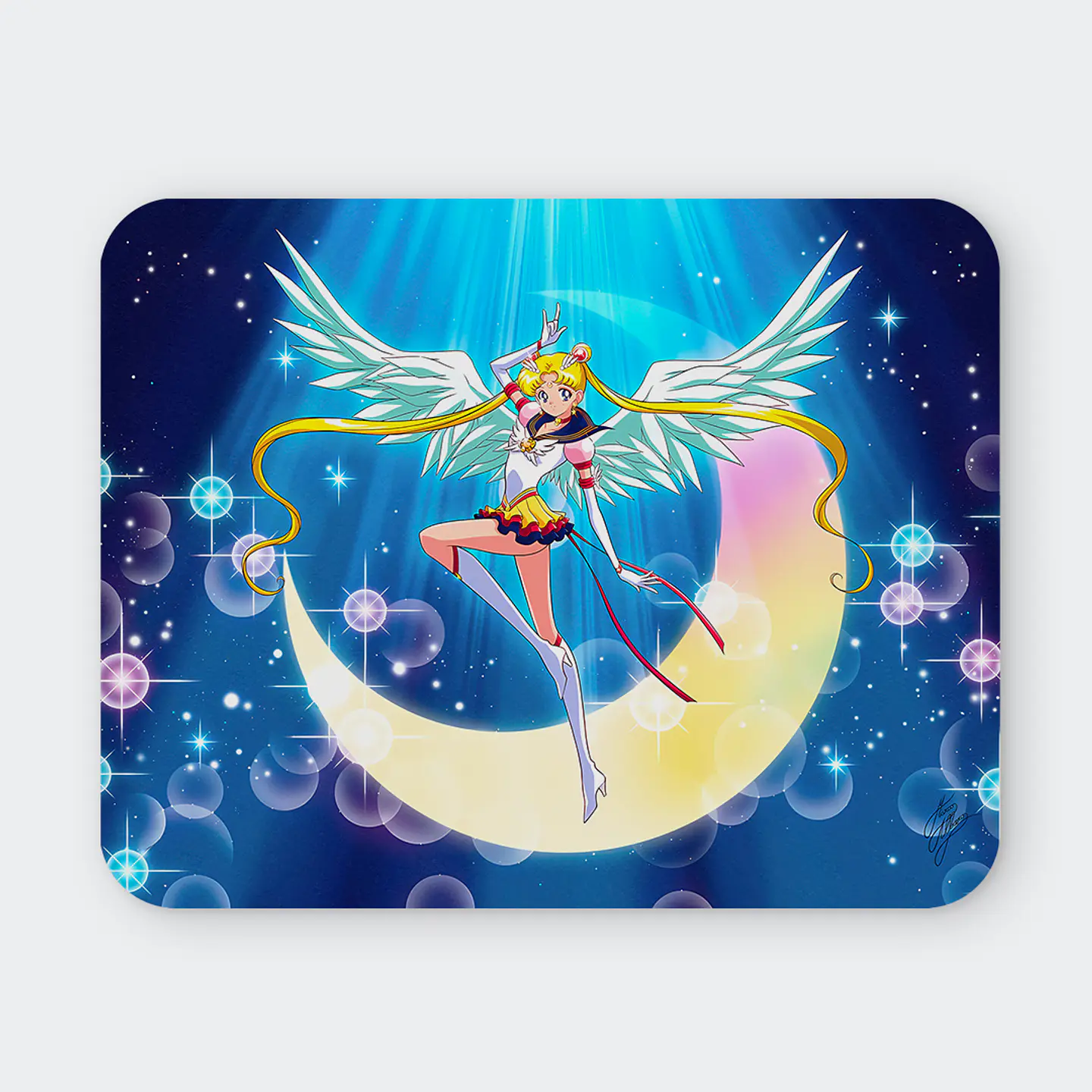 Mousepad 20x24 cm - Diseño Eternal Sailor Moon Celestial Wings 1