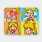 Mousepad 20x24 cm - Diseño Sailor Moon Multi-Mood Pop Art - Miniatura 1